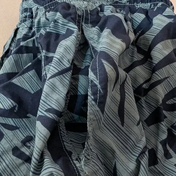 ⭐Columbia Men's Swim Shorts Blue Navy Palm Print Hidden Pocket Size Medium⭐ - Picture 6 of 12